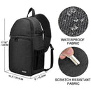 Caden Camera Bag Sling Backpack, Camera Case Waterproof With Modular Insert