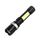Multi-functional USB Rechargeable COB LED Outdoor Light Lamp Flashlight Torch 3c