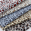 5PCS Leopard Pattern Cotton Fabric Squares Sewing Fabric for Patchwork Craft
