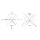 2Pcs 8cm Computer PC Case AC DC Fan Grill Metal Wire Finger Guard Protector A Cy