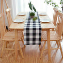 Cotton linen Buffalo Check Table Runner For Family Dinners Or Gatherings, I C8A4