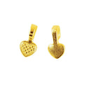 200pcs Heart Shape Glue on Bail Earring Bails For Glass Tile DIY Pendants