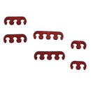 Red Spark Plug Wire Cable Dividers 7mm 8mm 9mm Universal Fit For