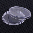 100Pcs 26mm Clear Round Coin Cases Capsules Container Holder Box Storage Plastic