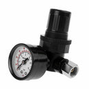 1/4" Air Pressure Regulator Reducer 12Bar 180 PSI Spray Gun Pressure Valve Gauge