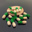 10Pcs Fashion Pineapple ornaments DIY Craft Tool Cute Jewelry Making Access