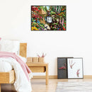 5D DIY Full Round Drill Diamond Painting Relax Pond Cross Stitch Embroidery
