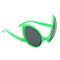 Novelty Alien Party Glasses Fancy Dress Costume Green Frame Gray Lens