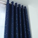 Modern Blackout Window Curtains for Living Room Bedroom Stars Curtain Door