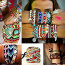 Friendship Bracelet Handmade Woven Rope String Hippy Boho Embroidery Bracelets3C