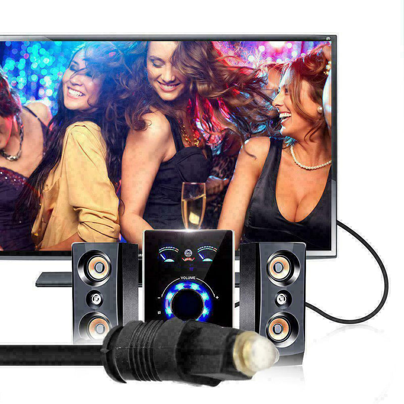 2M 6FT Digital Fiber Optic Audio Cable Cord Optical SPDIF New For TV TosLin X5H4