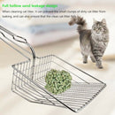 Durable Cat Litter Scoop Metal Waste Scooper Poop Pet Sand Shovel Cleaning Tools