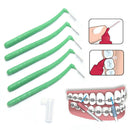 5Pcs Teeth Interdental Brushes Clean Tooth Floss Head Hygiene Dental Oral Ca Hn