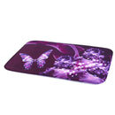 1PC New Purple Butterfly Home Bedroom Front Door Anti-Skid Mats Carpet (Pur K2K5