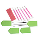 5D Diamond Painting Cross Stitch Embroidery Pen Tools Set Mosaic Glue Tweezers