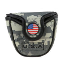 Golf Putter Head Cover -  Mini USA American National Flag Golf Headcover Club