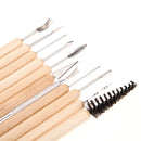 11pcs Clay Sculpting Set Wax Carving Pottery Tools Shapers Polymer Modeling