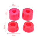 4Pcs Skateboard Bushing PU Cushion Dancing Longboard Skateboard Shockproof JR