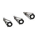 3 Pcs 5mm Eye Inner Dia Fishing Rod Guide Tip Fish Pole Ring Eye R7O9