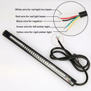 Flexible 48 LED Motorcycle Car Tail Turn Signal Brake Stop Lamp Strip Light