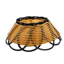 5X(7 inch Plastic Braided Basket Fruit Vegetable Cookies Container Holder  H4P8)