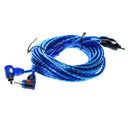 Auto Replacement 4.5m 2RCA Male to 2RCA Male Car Stereo Audio Power Cable for AV