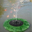 Lotus Leaf Shape Water Pump Solar Fountain Power Pump Panel Outdoor Small M