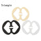 9Pcs Bra Clip Buckles Bra Straps Shadow-Shaped Buckle Conceal Bra Buckle AUZO