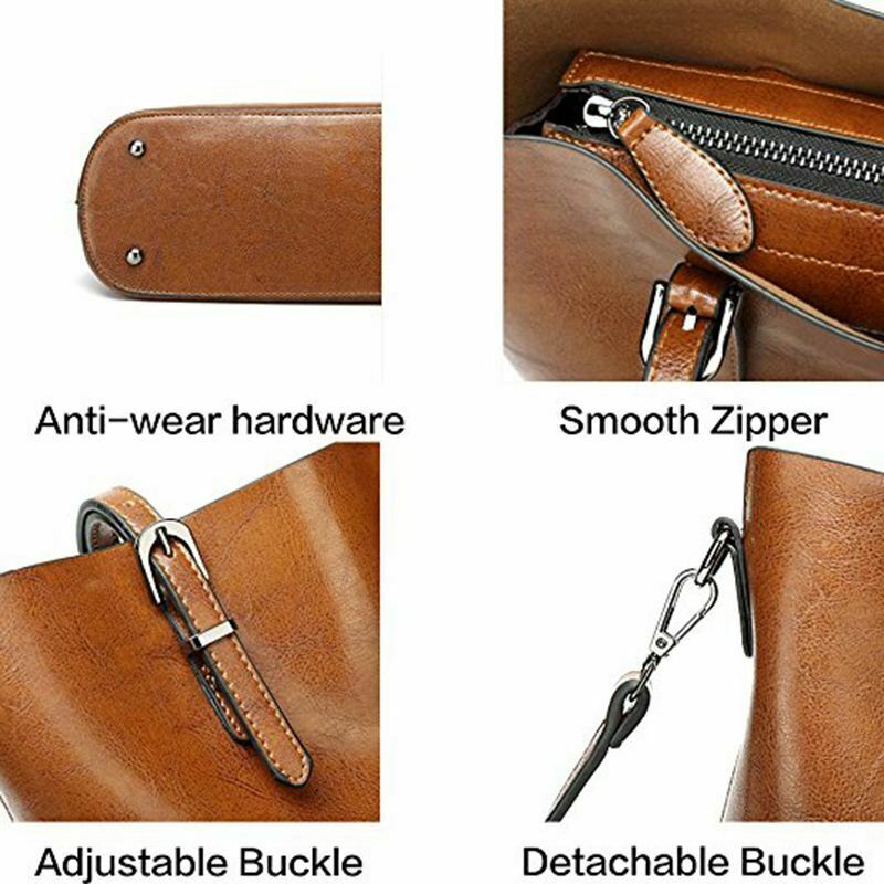 Women's Handbags PU Tote Large Capacity Shopping Bags Top-Handle Bags Fashi R2F6