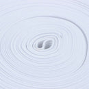 Home Family 30M Length Braided Elastic Band White for Tailoring Clothes