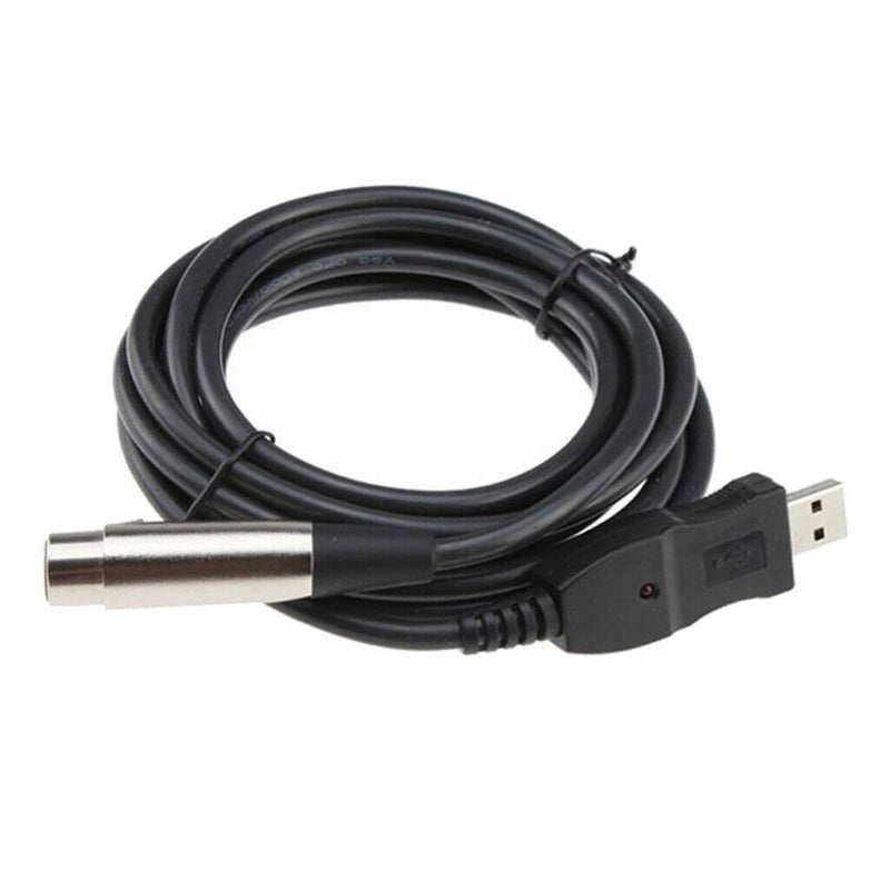 Microphone Adapter Rope USB to XLR 3 Pins Female MIC Link Cable Converter