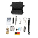 13Pcs Outdoor Emergency Survival Gear Kit Hunting Hiking Camping Military SOS