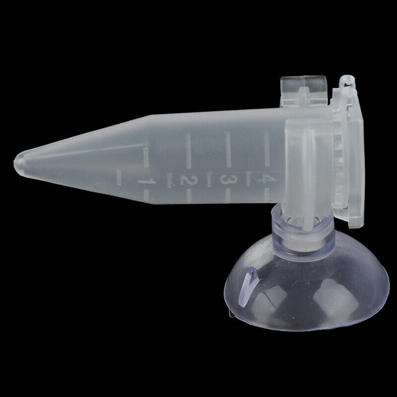 Automatic Fish Feeder Tapered Aquarium Worm Feeder Funnel Cup With Suction Cup U
