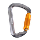 25KN Twist Gate Auto Lock Carabiner Rock Tree Climbing Dog Clip Hammock Hook