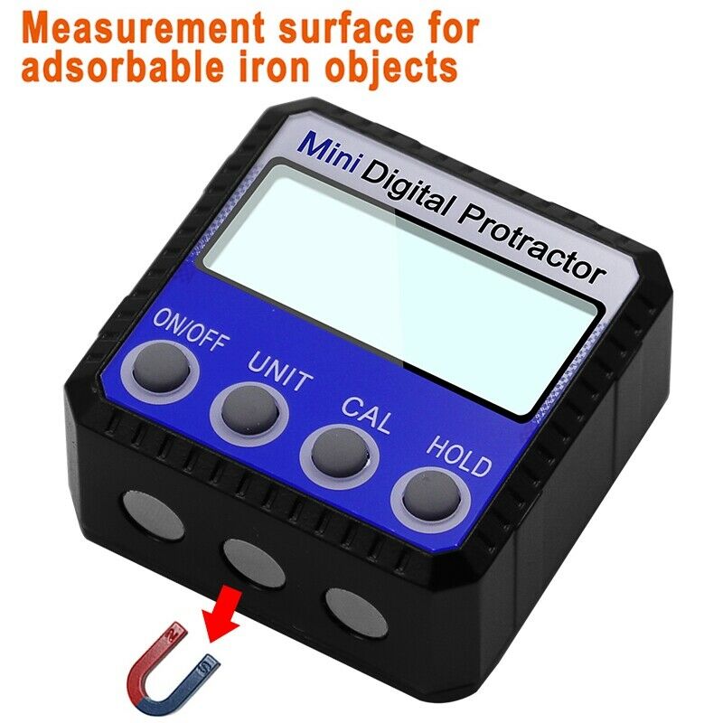 Digital Protractor Inclinometer Level Box Waterproof Angle Finder Measure B A9B3