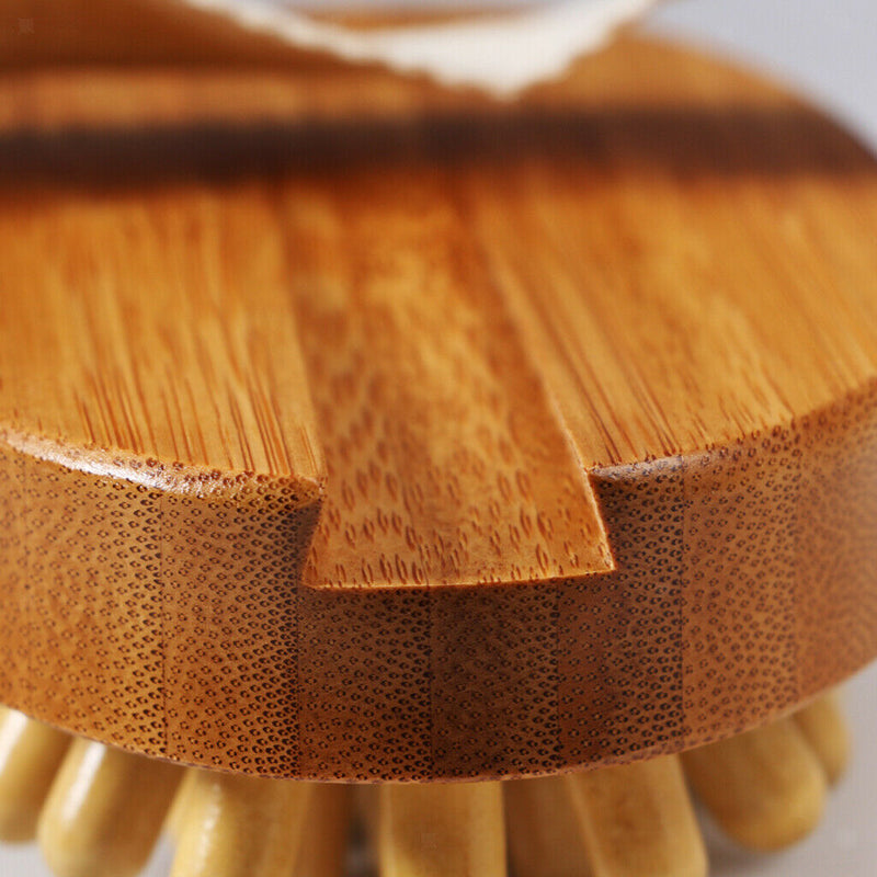 Natural Wood Massager Face Body Sauna Spa Anti Cellulite Massage Brush Tool