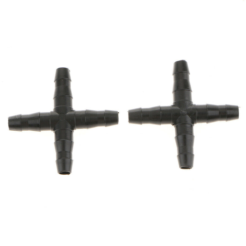 10pcs 4mm / 7mm (Inside / Outside Diameter) Crossing Type tube Watering