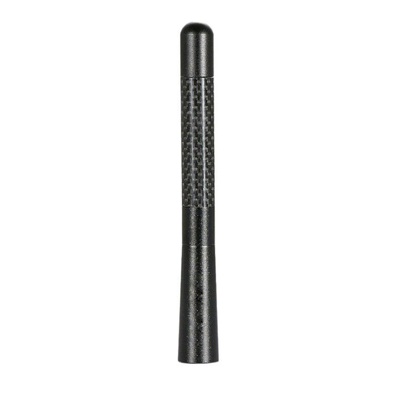 4.7inch Universal Car Antenna Carbon Fiber Radio FM Antena Black Kit And Scre Gw