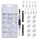 False Nail Tips Set Full Cover Quick Building Beginners DIY Manicure Artificial