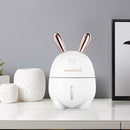 300ml USB 7 Color Light Ultrasonic Humidifier Essential Oil Diffuser (White