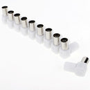 10pcs RF Female Plug+10pcs RF Male Plug Coaxial Connector Adapter for TV
