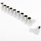 10pcs RF Female Plug+10pcs RF Male Plug Coaxial Connector Adapter for TV