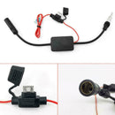 Car Fm Radio Amplifier Antenna Signal Booster Am 12v Aerial Amp Auto Stereo B7B3