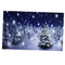 Christmas Tree Snowy Sky Wall Art Hanging Tapestry Dorm Bedspread Decor E
