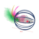 Cat Toys Furry kitten Mice in the cage 5 Pack