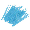 72 Pieces Universal Motocross Wheel Rim Spoke Wraps Skins Cover Sky Blue