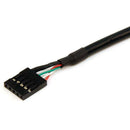 Internal 5 pin USB IDC Motherboard Header Cable M/F (USBINT5PINMF)