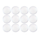 12pcs Round Portable Plastic Transparent Storage Box Pills Candy Holder