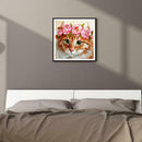 5D DIY Full Drill Diamond Painting Cross Stitch Embroidery (Flowers Cat)