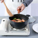 20Cm Soup Stock Pots Maifan Stone Cookware With Wooden Handle Milk Pot Univ